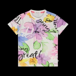 T-shirt effetto acquerello per bambina