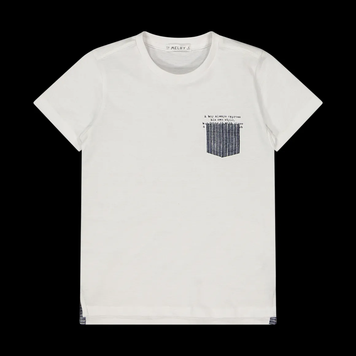 T-shirt elegante da bambino in piquet