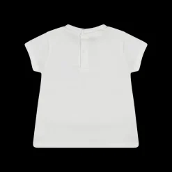 T-shirt girocollo jersey elasticizzato bambina