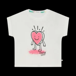 T-shirt girocollo maniche corte per bambina