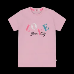 T-shirt girocollo maniche corte per bambina