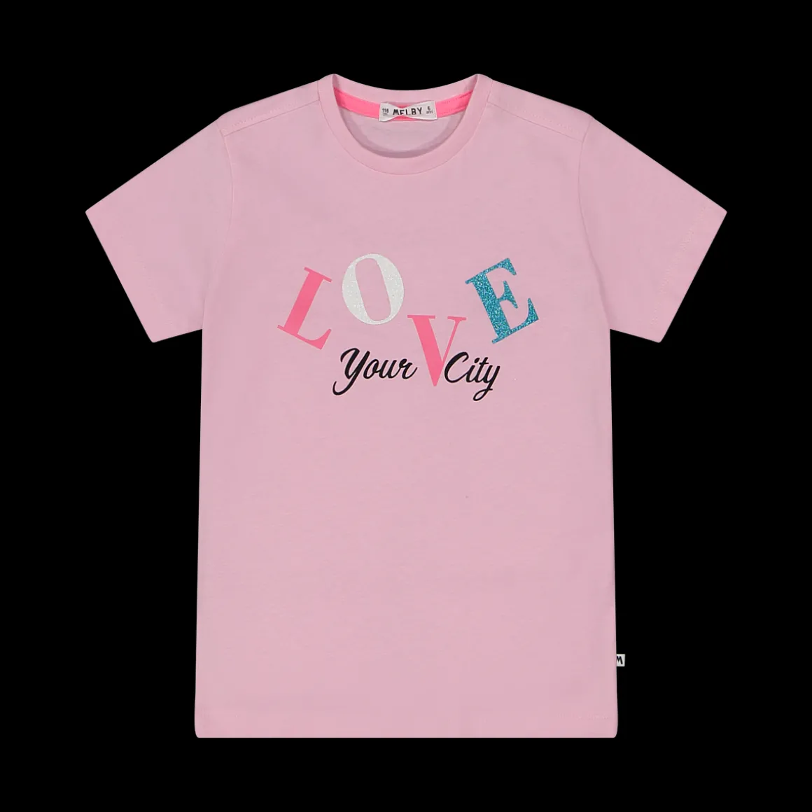T-shirt girocollo maniche corte per bambina