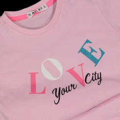 T-shirt girocollo maniche corte per bambina