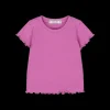 T-shirt in costina per bambina