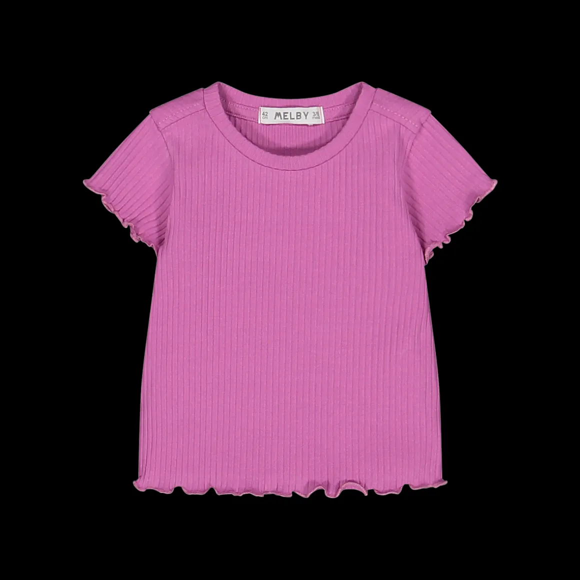T-shirt in costina per bambina