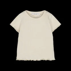 T-shirt in costina per bambina