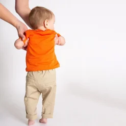 T-shirt in cotone malfilè da bambino