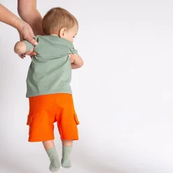 T-shirt in cotone malfilè da bambino