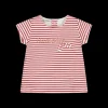 T-shirt in jersey a righine da bambina