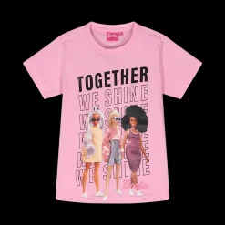 T-shirt in jersey Barbie da bambina