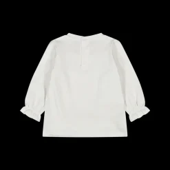 T-shirt in jersey con pois da bambina