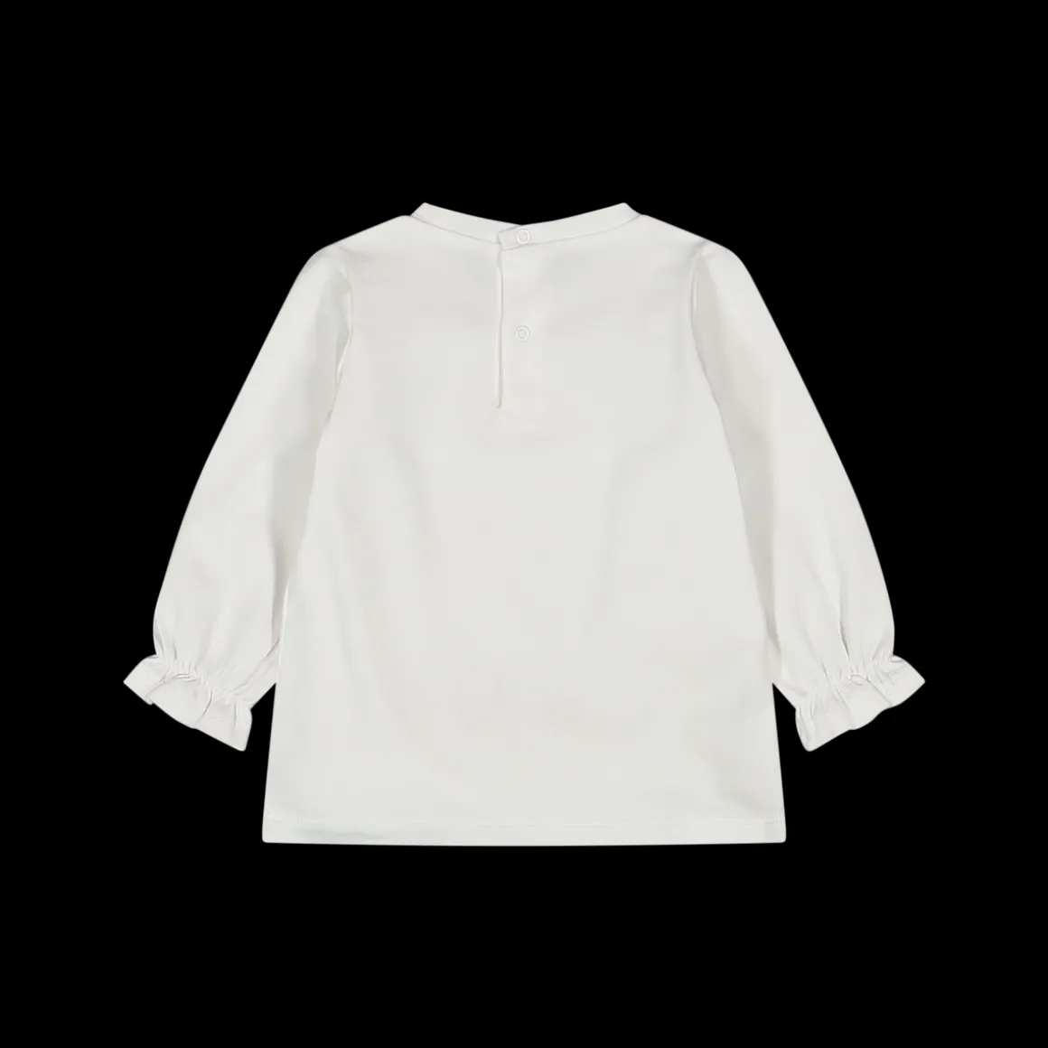 T-shirt in jersey con pois da bambina