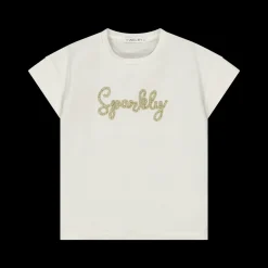 T-shirt in jersey con stampa da bambina