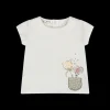 T-shirt in jersey da bambina con stampa