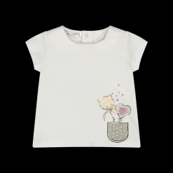 T-shirt in jersey da bambina con stampa