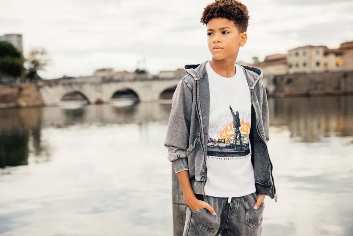 T-shirt in jersey per bambino