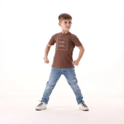 T-shirt in piquet per bambino