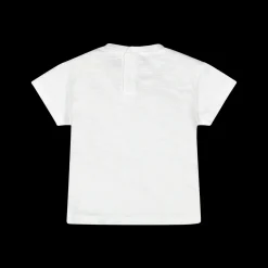 T-shirt manica corta in jersey effetto lino bambino