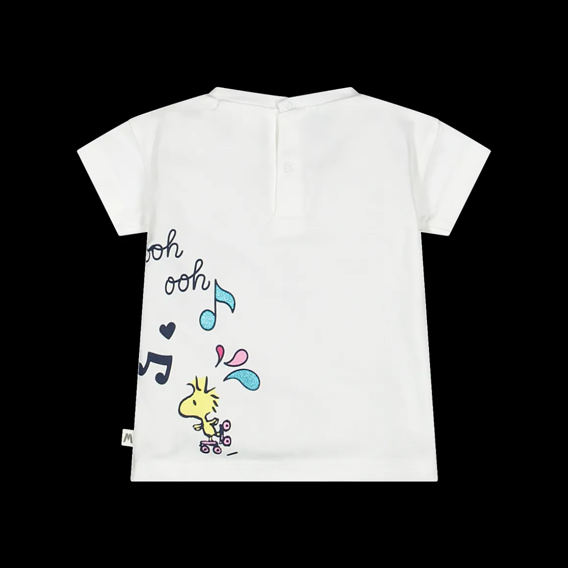 T-shirt manica corta in jersey elasticizzato bambina