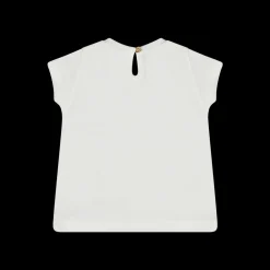 T-shirt manica corta in jersey elasticizzato bambina
