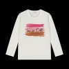 T-shirt manica lunga con stampa bambina