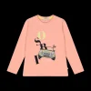 T-shirt manica lunga da bambina