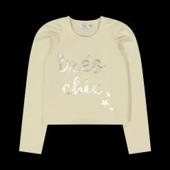T-shirt manica lunga da bambina