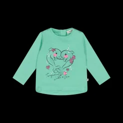 T-shirt manica lunga da bambina