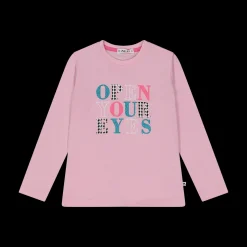 T-shirt manica lunga da bambina