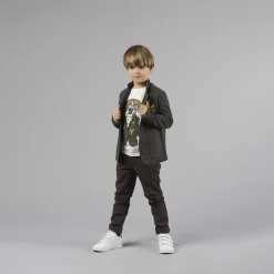 T-shirt manica lunga da bambino bianca