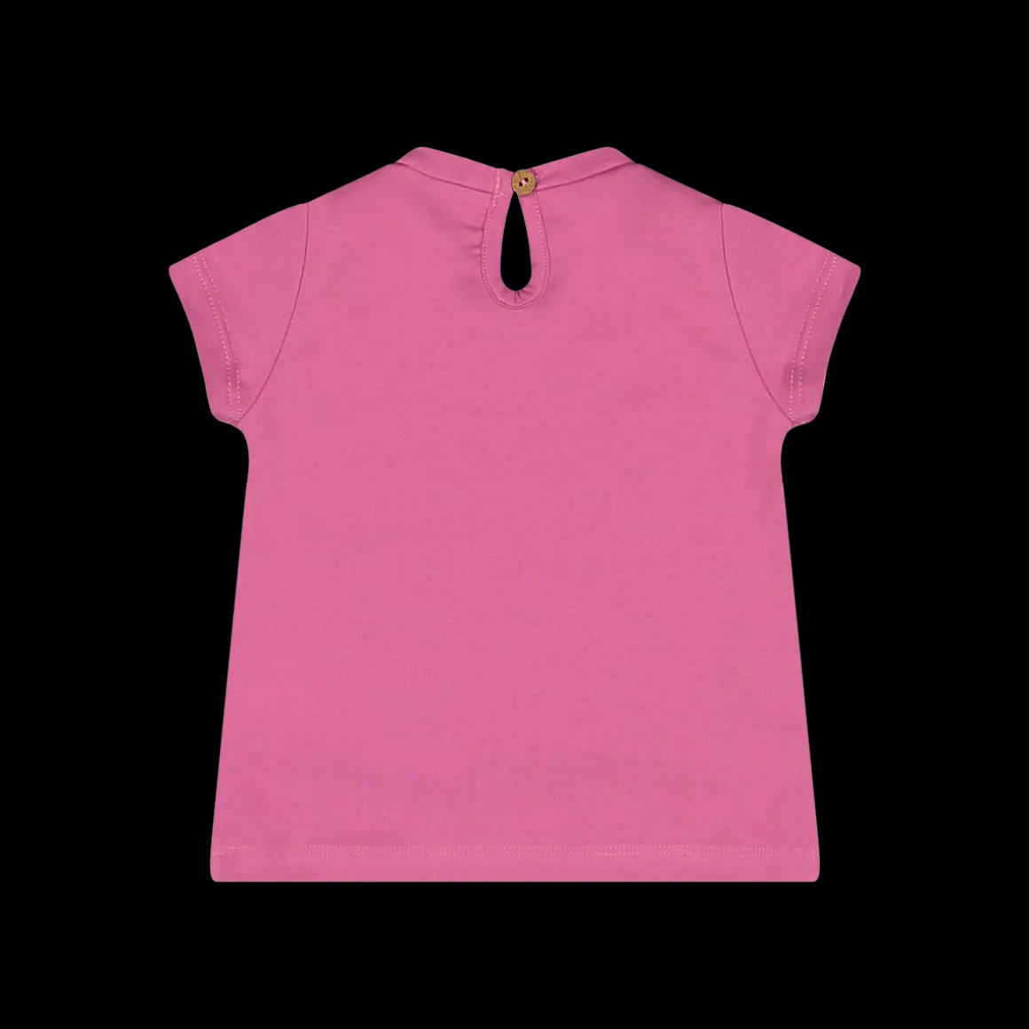 T-shirt maniche corte in jersey elasticizzato bambina