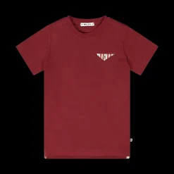T-shirt piquet bordeax bambino
