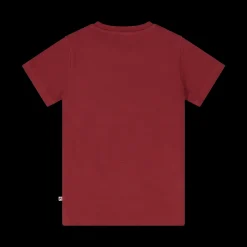 T-shirt piquet bordeax bambino