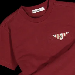 T-shirt piquet bordeax bambino