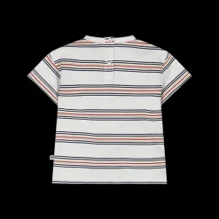 T-shirt rigata con taschino per bambino