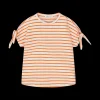 T-shirt rigata da bambina