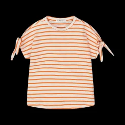 T-shirt rigata da bambina