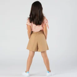T-shirt rigata da bambina