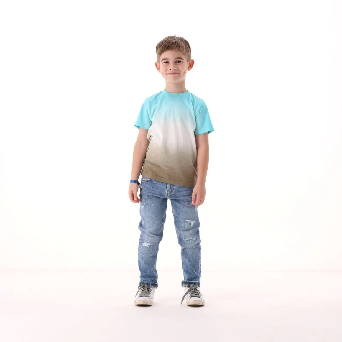 T-shirt sfumata per bambino