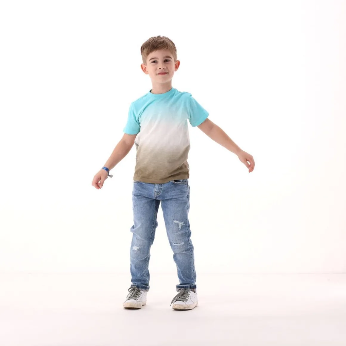 T-shirt sfumata per bambino