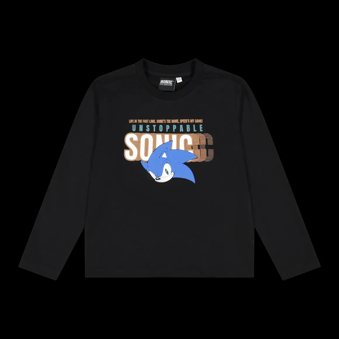 T-shirt Sonic a maniche lunghe per bambino