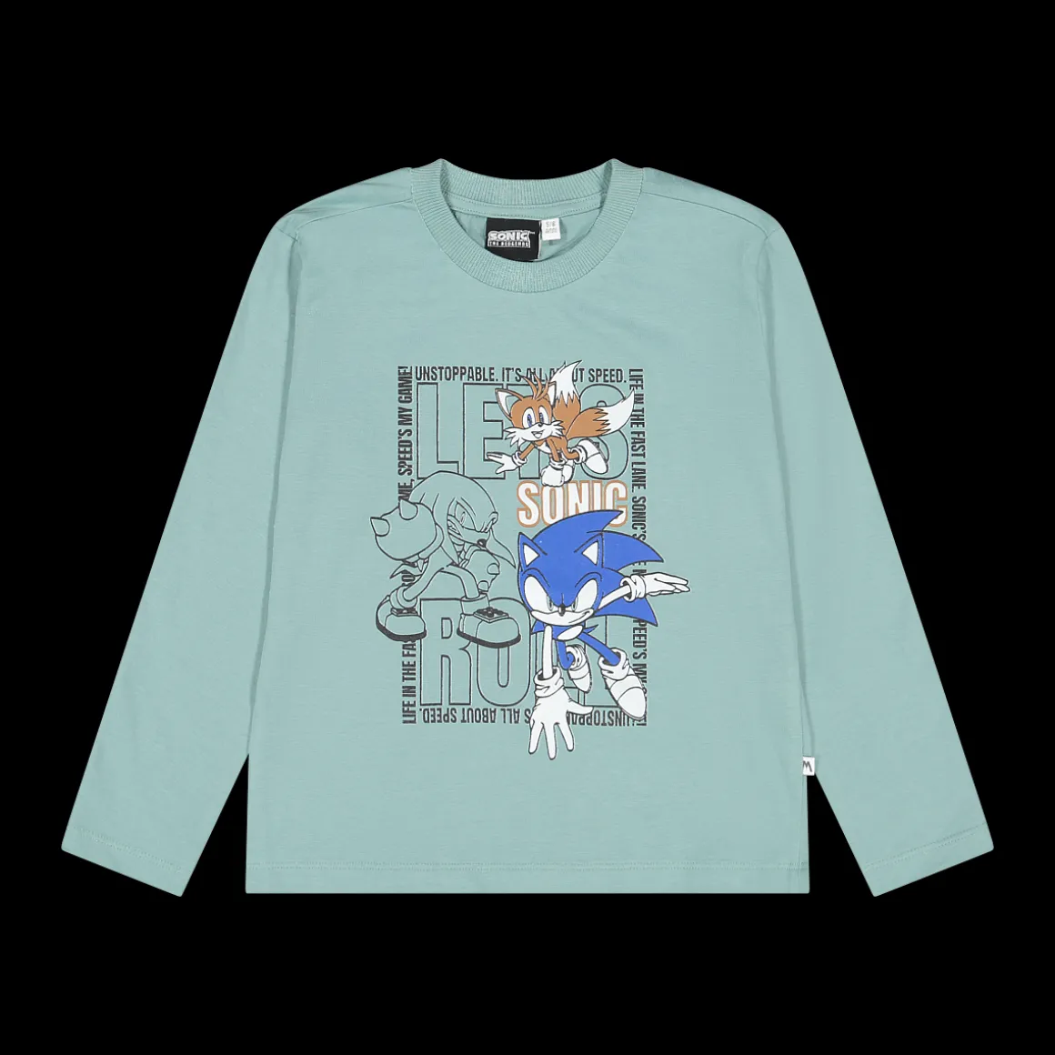 T-shirt Sonic a maniche lunghe per bambino