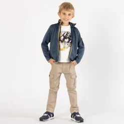 T-shirt tema racing per ragazzo