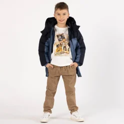 T-shirt tema racing per ragazzo