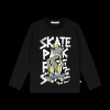 T-shirt tema skate per ragazzo