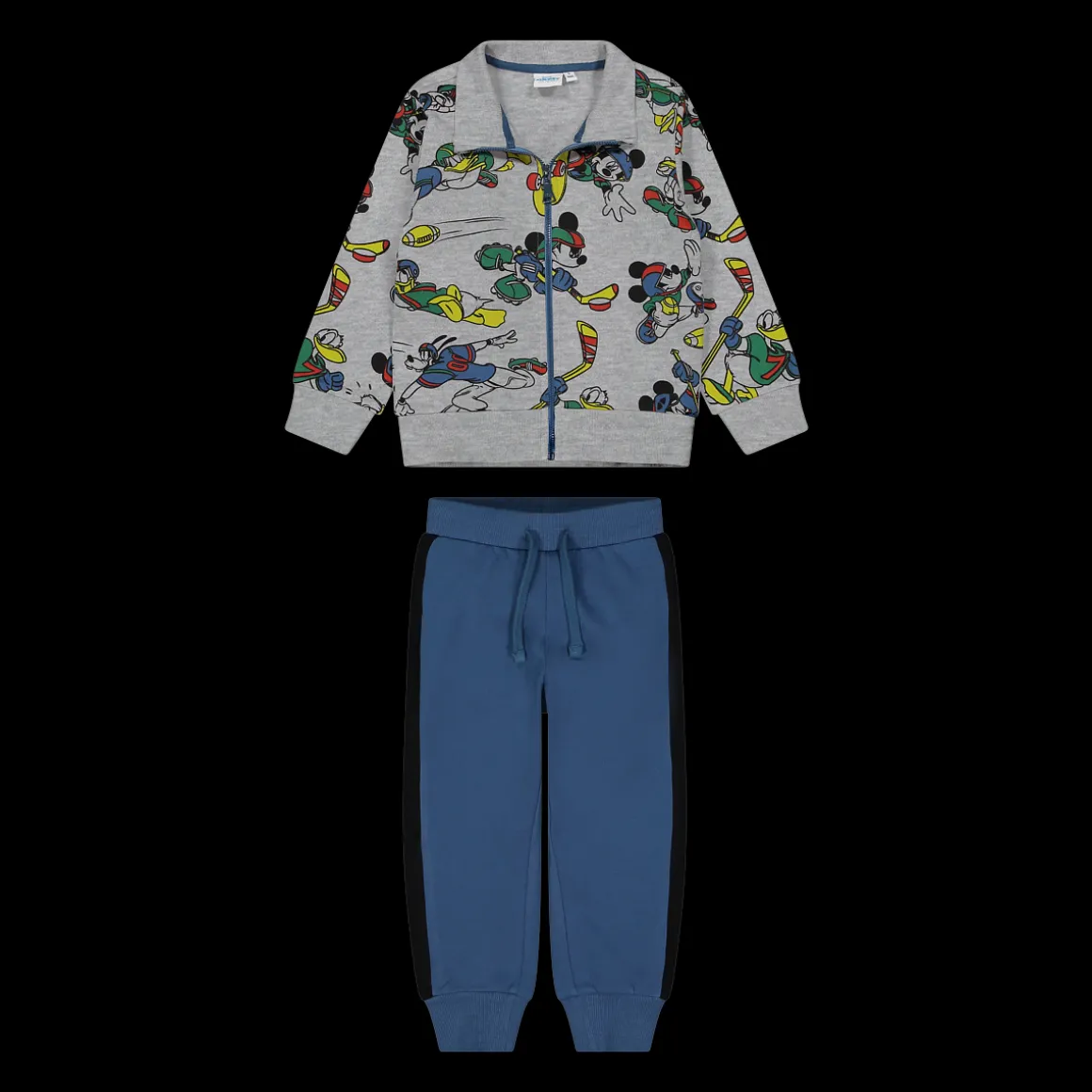 Tuta bambino con zip e stampa Disney