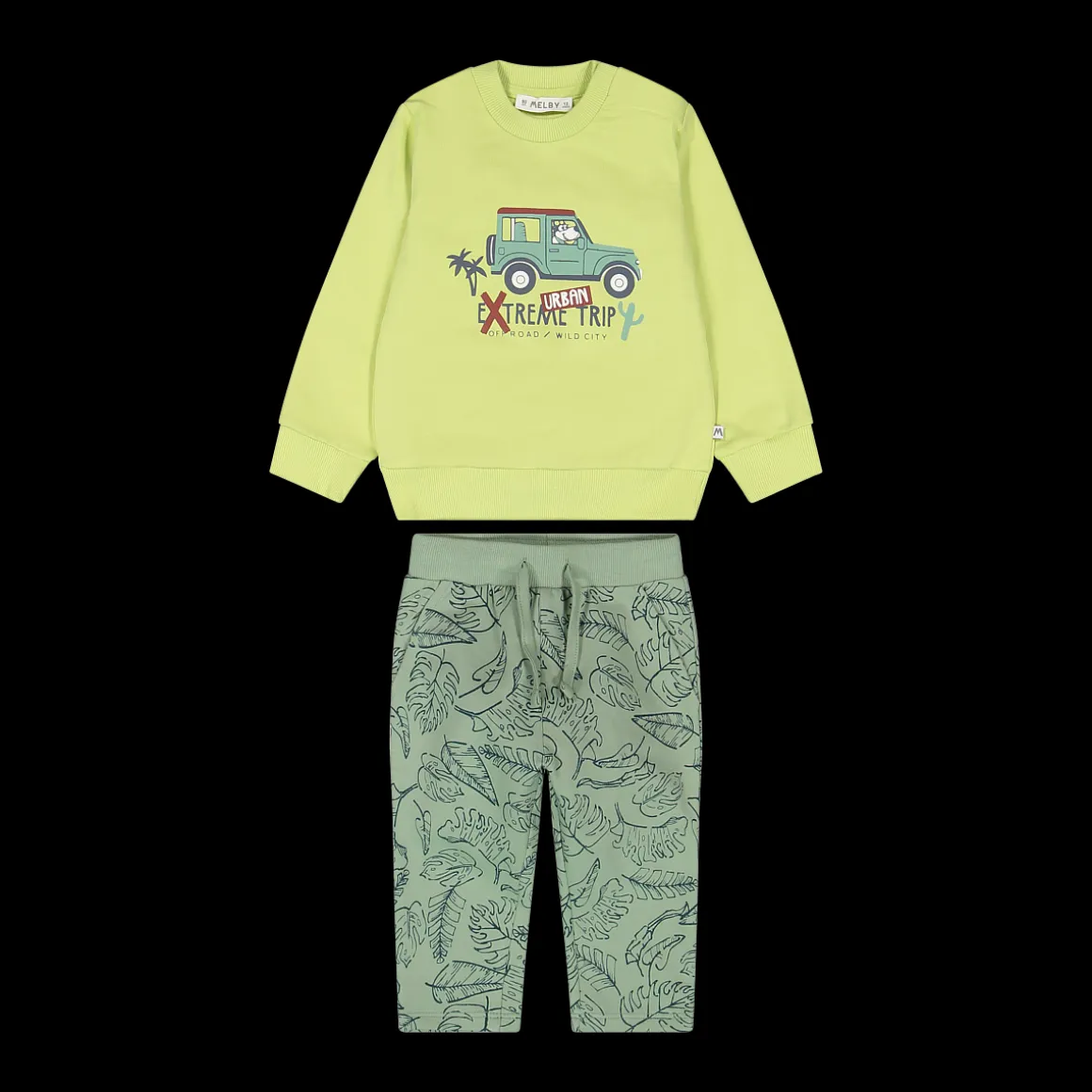 Tuta con jeep per neonato
