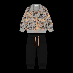 Tuta con maglia in fantasia da bambino