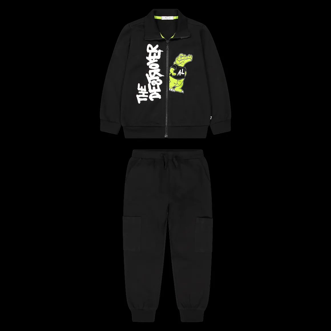 Tuta con zip bambino