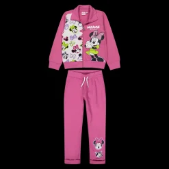 Tuta con zip da bambina con stampa Disney